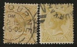 Victoria    .   SG    .   390  2x     .   O      .     Cancelled - Used Stamps