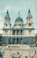 R003437 St. Pauls Cathedral. West Front. London. E. Gordon - Other & Unclassified