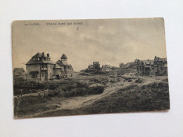 Carte Postale Ancienne (1908) La Panne Villas Dans Les Dunes - De Panne