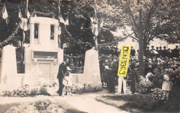 LAMASTRE (Ardèche) - Inauguration Du Monument Aux Morts - Carte-Photo, écrit 1923 (2 Scans) - Lamastre