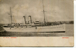 SHIPPING - RIMS "DUFFERIN" 1910 - Paquebots