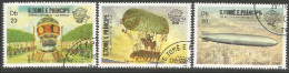 BL-14a Sao Tome Zeppelins Ballons Hot Air Balloons Heißluftballon Mongolfiera - Montgolfier