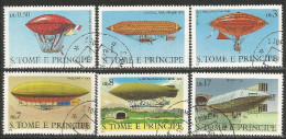 BL-11a Sao Tome Zeppelins - Sao Tomé E Principe