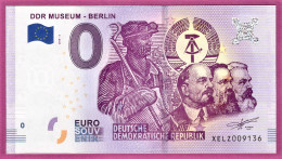 0-Euro XELZ 2018-3 DDR MUSEUM - BERLIN - 5-JAHR-PLAN - Privatentwürfe