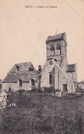 Brécy (02 Aisne) L'église En Ruines - édit. Merle Et Bourgogne - Autres & Non Classés