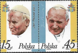 POLONIA 1987 , JUAN PABLO II   2909/10 ** - Unused Stamps