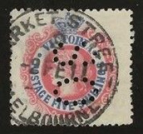 Victoria    .   SG    .   443  Perfin   .   O      .     Cancelled - Used Stamps