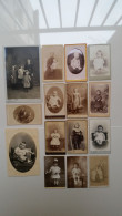 LOT 16  PHOTOS  CDV  Bébé  -  ENFANTS - Oud (voor 1900)