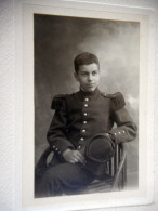 PHOTO AUTHENTIQUE 1919 JEAN CLAVEL PRYTANEE MILITAIRE SOLDAT Photo LEREIN A LA FLECHE SARTHE - Guerre, Militaire