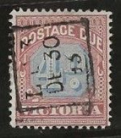 Victoria    .   SG    .   D 4     .   O      .     Cancelled - Used Stamps