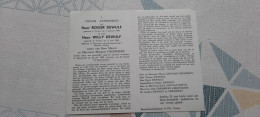 Roger En Willy Dewulf Geb. Veurne 1949 En 1950- Milicien Turnhout -Majoor Blairot - Gest. Ongeval  Steenkerke 1969 - Images Religieuses