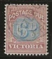 Victoria    .   SG    .   D  6     .   O      .     Cancelled - Used Stamps