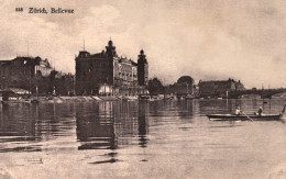 1914-Svizzera Zurich Bellevue, Cartolina Non Viaggiata - Sonstige & Ohne Zuordnung