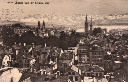 1919-Svizzera Zurich Von Der Urania Aus, Cartolina Viaggiata - Autres & Non Classés