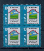 Serbia 2014 Roof House For Refugees And Internally Displaced Persons Organizations Tax Charity Surcharge MNH - Serbien