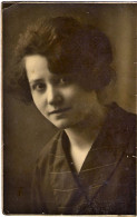 1921-cartolina Scritta Foto Di Volto Femminile - Femmes