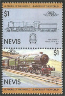 TR-139b Nevis Train Locomotive Lokomotive Zug Treno King George V Class 4-6-0 MNH ** Neuf SC - St.Kitts Und Nevis ( 1983-...)