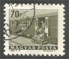 TR-78 Hongrie Wagon Postal Train Locomotive Lokomotive Zug Treno - Trains