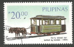 TR-60 Philippines Tramway Cheval Horse Pferd Caballo - Strassenbahnen