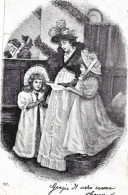 1903-cartolina Raffigurante Donna Con 2-bambine Viaggiata - Femmes