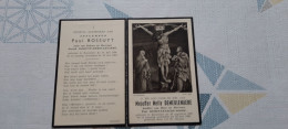 Nelly Demeulenaere Geb. Roeselare 29/08/1937- Dochter Van Roose-gest.1960 ( 23 J ) Ook Hun Zoon Paul Bossuyt ( 26 J ) - Images Religieuses
