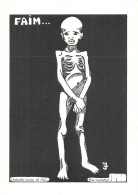 Lardie Allégorie Sociale N°126 La Faim Enfant Squelettique  Illustration Illustrateur - Lardie
