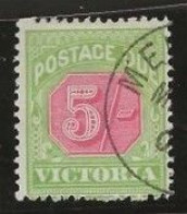 Victoria    .   SG    .   D 20     .   O      .     Cancelled - Used Stamps
