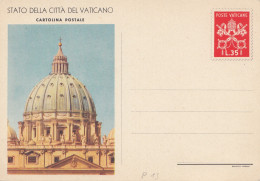 Vatikan: Ganzsache - Sonstige & Ohne Zuordnung