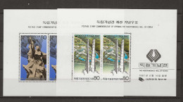 1987 MNH South Korea Mi Block 533-34 Postfris** - Korea, South