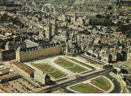 Caen --L'Abbaye Aux Hommes-l Eglise Saint Etienne -la Mairie Et Ses Jardins  Vue Aerienne - Caen