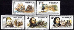 Polonia  1975 2117-2121   ** - Unused Stamps