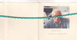 André Piccu, 1921, 2022. Honderdjarige. Foto - Obituary Notices