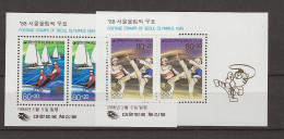 1988 MNH South Korea Mi Block 542-43 Postfris** - Korea (Zuid)
