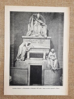 Monumento A Clemente XIV Nella Chiesa Dei SS. Apostoli A Roma Nel 1897 Canova - Vor 1900