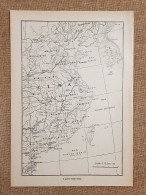 Carta Geografica Del 1897 I Porti Della Cina - Mapas Geográficas