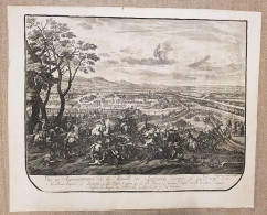 Battaglia Di Luzzara Del 15 Agosto 1702 J.van Huchtenburgh I. Van Der Kloot 1729 - Estampes & Gravures