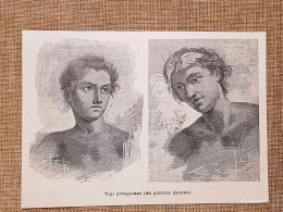 Tipi Pompeiani Pittura Murale Di Pompei Stampa Del 1897 (1) - Vor 1900