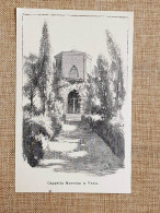 Vezia Nel 1897 La Cappella Morosini Svizzera - Avant 1900