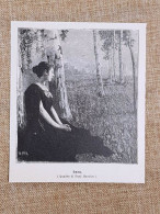 Sera Quadro Di Paul Hoecher Stampa Del 1897 - Antes 1900