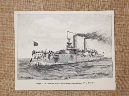 L'Incrociatore Americano Jowa Nel 1897 Marina Militare USA - Antes 1900