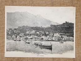 Veduta Dell'Isola D'Ischia Del 1897 Napoli Campania - Before 1900