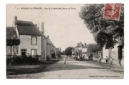 89 AILLANT SUR THOLON - Rue De La Belle Idée Route De Toucy N° 4 - Edit Karl Guillot 1908 - Enfants Dans La Rue - Aillant Sur Tholon