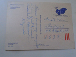 D203116 Hungary Postal Stationery - 3 Ft   Nr. 21371/893  Teddy Bear - Postwaardestukken