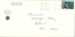 Australia Cover Fish Community & Health Services To Hobart - Lettres & Documents