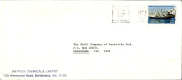 Australia Cover HMY Britannia Marbon Chemicals Dandenong  To Melbourne - Lettres & Documents
