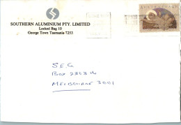 Australia Cover Angel Southern Aluminimum  To Melbourne - Lettres & Documents