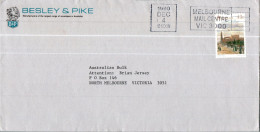 Australia Cover Town Hall Adelaide Besley & Pike To Melbourne - Lettres & Documents