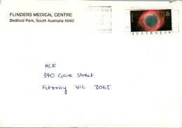 Australia Cover Cosmos Nebula Flinders Medical Centre Bedford Park To Fitzroy - Lettres & Documents