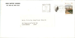 Australia Cover Local Government Ryde Baptist Church Ryde To Chastwood - Lettres & Documents