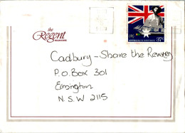 Australia Cover Joint Issue The Regent Melbourne To Ermington - Covers & Documents